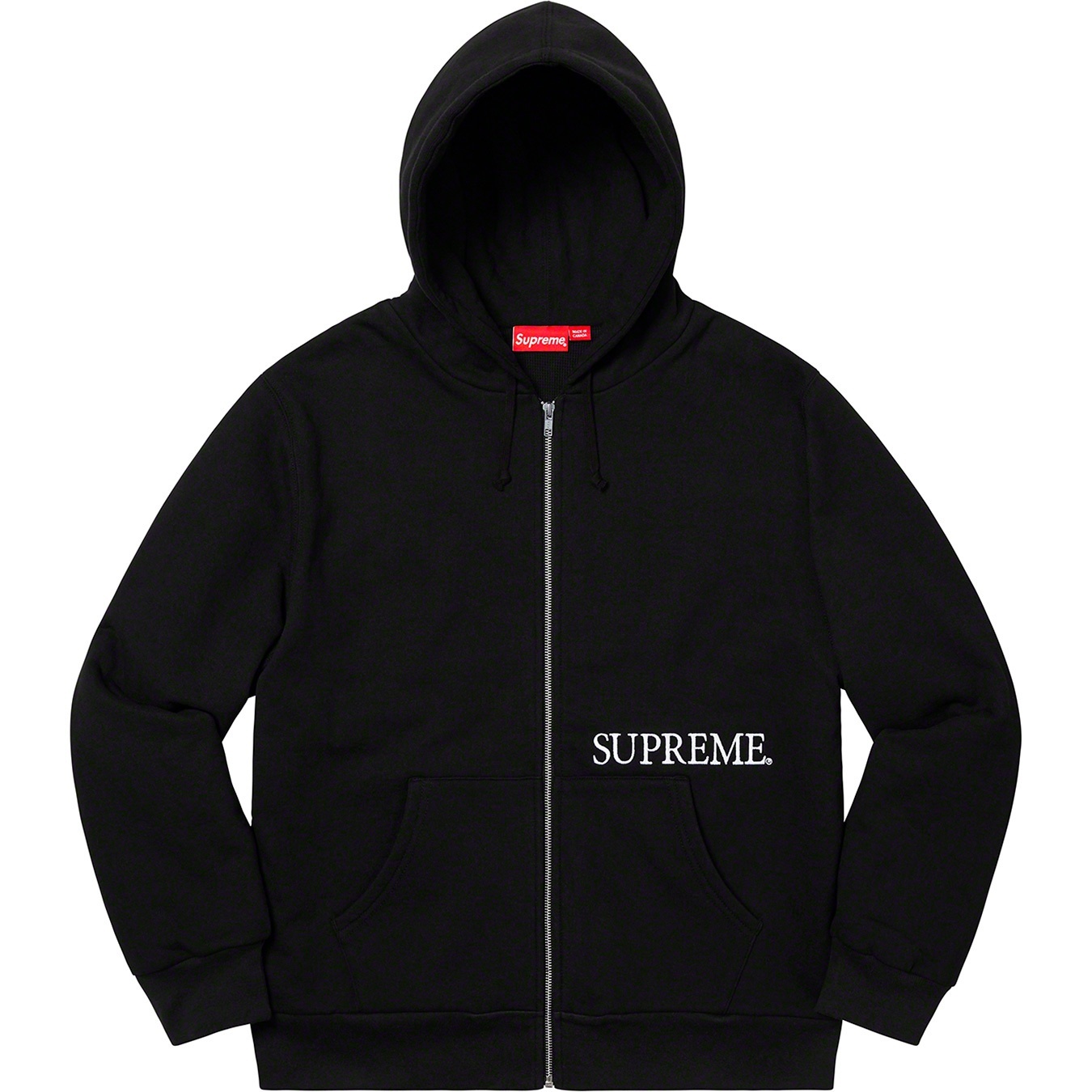 Thermal Zip Up Hooded Sweatshirt view 10